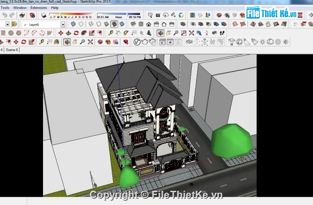 bản vẽ kiến trúc (có file sketchup) biệt thự 3 tần,bản vẽ biệt thự tân cổ điển 3 tầng,biệt thự kích thước 11x16m,biệt thự 3 tầng,biệt thự tân cổ điên 3 tầng